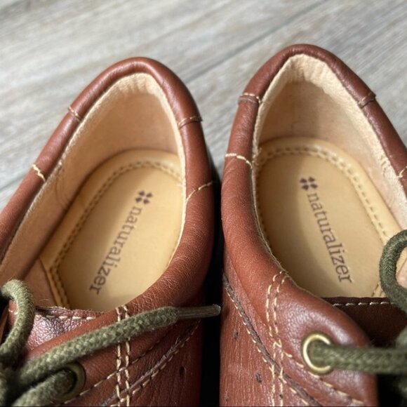 Naturalizer  Brown Leather Parama Sneaker - Picture 13 of 14